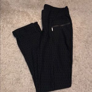 Striped work pants